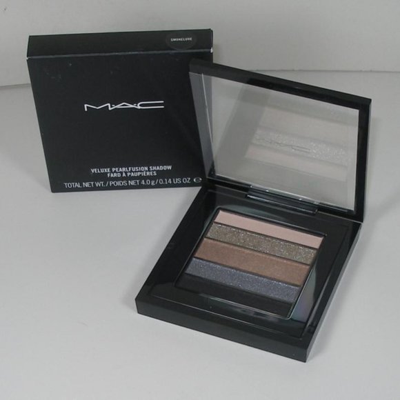 MAC Veluxe Pearlfusion Eye Shadow Palette Smokeluxe Boxed - Picture 1 of 3